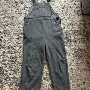 Vintage early winters women’s  Gray Fleece Overalls Jumpsuit size medium